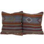 Antique-Kilim-Rug-Pillows - A Pair 1