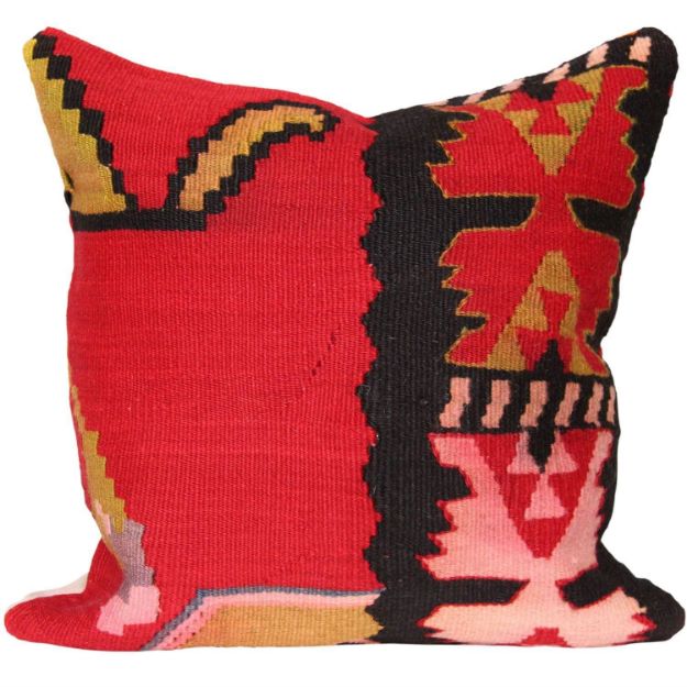Bohemian-Moroccan-Wool-Throw-Pillow 1