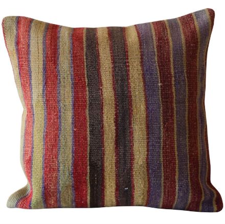 Colorful-Striped-Wool-Kilim-Pillow 1