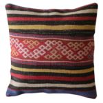 Distressed-Multicolor-Kilim-Pillow 1
