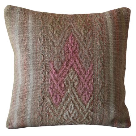 Faded-Distressed-Pink-Kilim-Pillow 1