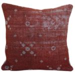 Faded-Distressed-Red-Kilim-Pillow 1