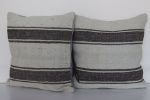 Simple-Striped-Kilim-Pillows A Pair 2