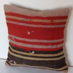 16'' Vintage-Red-Striped-Kilim-Pillow 2
