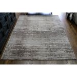 3D-Textured-Brown-Abstract-Striped-Rug