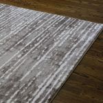 3D-Textured-Brown-Abstract-Striped-Rug