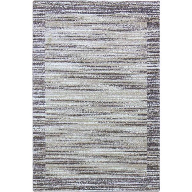 Abstract-Brown-Rug-Beige-Stripes
