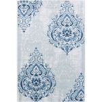 Picture of Damask Tonal Blue Rug