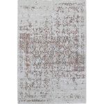 Picture of Pacific Turkish Distressed Rug with Orange and Gray