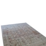 Picture of Pacific Turkish Distressed Rug with Orange and Gray