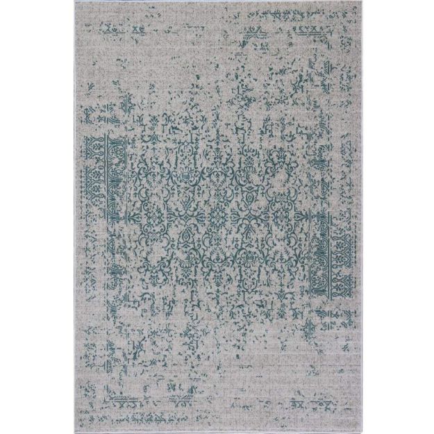 Picture of Pacific Turkish Distressed Teal Rug