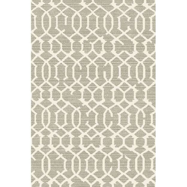 Picture of Pacific Gray Lattice Trellis Rug