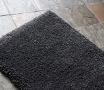 Picture of Shag Rug Dark Gray and Charcoal
