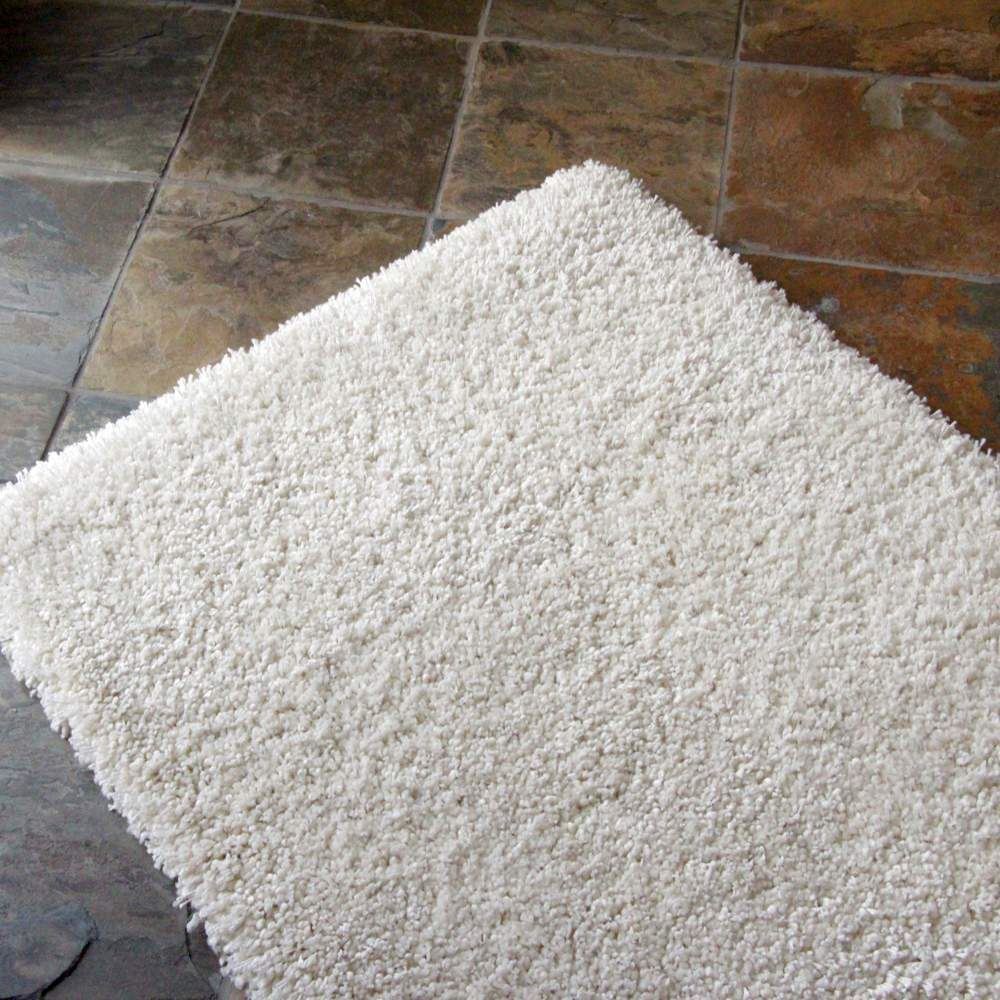 Shag Rug Solid Ivory ChicagoCozy Rugs Chicago