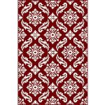 Picture of Transitional Floral Red Rug