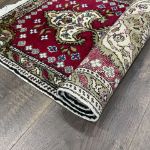 Picture of 2x4 Red and Green Small Size Big Impact Hand-Knotted Rug - 1'10"x3'8"