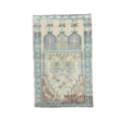 Picture of 3X5 Boho Chic Distressed Turkish Rug in Pastel Colors - Vintage Hand-Knotted Wool Rug for Home Décor Gift - 3'X4'10"