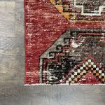 Picture of 2x7 Turkish Wool Hand Knotted Rug Runner Red- Boho Chic Area Runner Rug Gifts for Entryway, Hallway, Bedroom - Vintage Carpet Runner 2x7 Ft