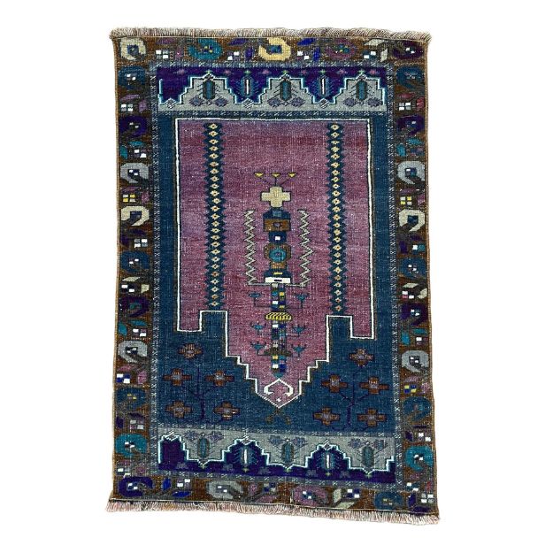 Picture of 2x4 Hand-Knotted Konya Anatolian Wool Small Rug