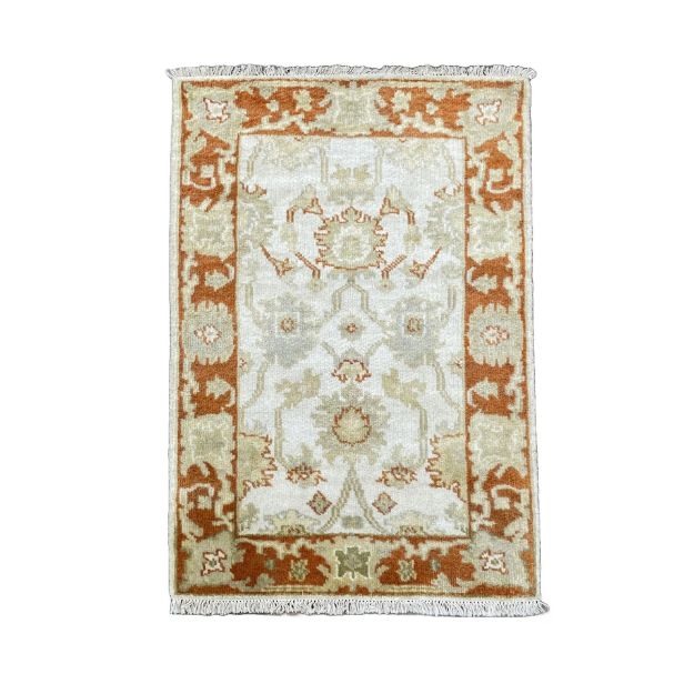 Picture of 3x4 Oushak Muted Pastel Hand Knotted Soft Rug