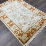 Picture of 3x4 Oushak Muted Pastel Hand Knotted Soft Rug