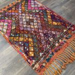 Picture of Hand-Knotted 3x5 Rug Cicim Kilim Handmade Wool Colorful Rug