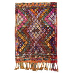 Picture of Hand-Knotted 3x5 Rug Cicim Kilim Handmade Wool Colorful Rug