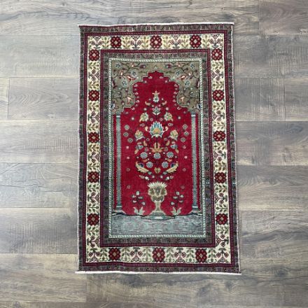 Picture of Eco-Friendly Hand Knotted Rug 2x4 