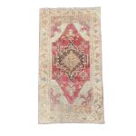 Picture of 3.5x6 Oushak Distressed Turkish Boho Chic Rug in Pastel Colors