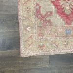 Picture of 3.5x6 Oushak Distressed Turkish Boho Chic Rug in Pastel Colors