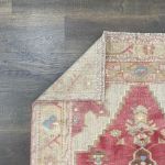 Picture of 3.5x6 Oushak Distressed Turkish Boho Chic Rug in Pastel Colors