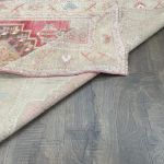 Picture of 3.5x6 Oushak Distressed Turkish Boho Chic Rug in Pastel Colors