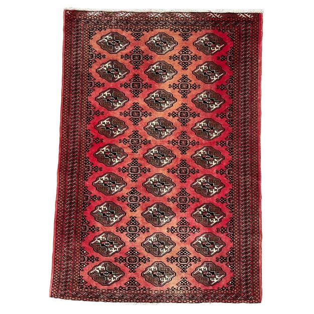 Picture of 4x6 Hand-Knotted Turkish Geometric Rug