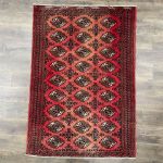 Picture of 4x6 Hand-Knotted Turkish Geometric Rug