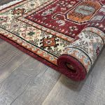 Picture of 4x6 Hand-Knotted Turkish Geometric Rug 