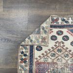 Picture of 3x5 Rug Hand Knotted Vintage Distressed Geometric Wool Rug