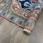 Picture of 2x3.5 Small Vintage Cappadocia Rug Navy, Orange, Red Hand Knotted Rug