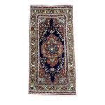 Picture of 2x4 Navy Orange Small Rug Cappadocia Hand-Knotted Rug