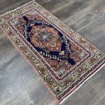 Picture of 2x4 Navy Orange Small Rug Cappadocia Hand-Knotted Rug