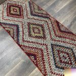 Picture of 5.5 Ft Kilim Runner Rug Turkish Cicim Embroidery Sumac Yoruk Wool