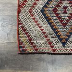 Picture of 5.5 Ft Kilim Runner Rug Turkish Cicim Embroidery Sumac Yoruk Wool