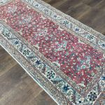 Picture of Handmade Wool Rug 3'x6'6" - Turkish Vintage Area Rug, Eco-Friendly