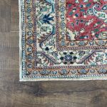 Picture of Handmade Wool Rug 3'x6'6" - Turkish Vintage Area Rug, Eco-Friendly