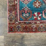 Picture of Handmade Wool Rug 3'x6' - Turkish Vintage Area Rug, Eco-Friendly Home Decor