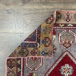 Picture of Handmade Wool Rug 3'x6' - Turkish Vintage Area Rug, Eco-Friendly Home Decor