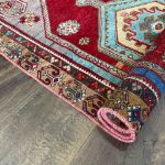 Picture of Handmade Wool Rug 3'x6' - Turkish Vintage Area Rug, Eco-Friendly Home Decor