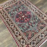 Picture of 3'x4'4" Handmade Wool Rug - Turkish Vintage Area Rug, Eco-Friendly Home Decor