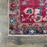 Picture of 3'x6' Handmade Wool Rug - Turkish Vintage Area Rug, Eco-Friendly Home Decor