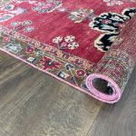 Picture of 3'x6' Handmade Wool Rug - Turkish Vintage Area Rug, Eco-Friendly Home Decor