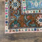 Picture of 3'4"x5'4" Handmade Wool Rug - Turkish Vintage Area Rug, Eco-Friendly Home Decor